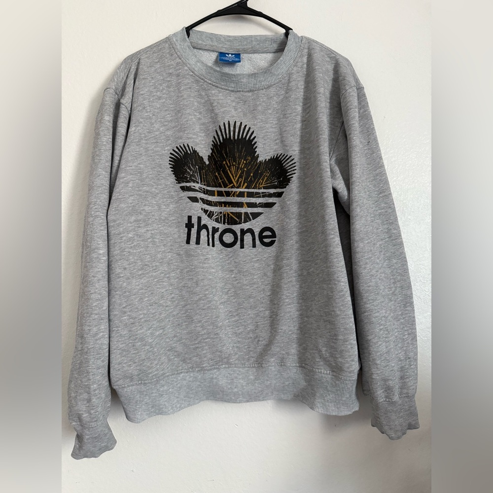 Sweatshirt Game of Thrones Adidas Three Stripes Crew Neck Sweater Size Medium